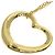 Elsa Peretti Collana Open Heart in Oro Giallo 18K di Tiffany & Co. - vista 5