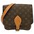 Borsa a Spalla Cartouchiere Monogramma Louis Vuitton Marrone