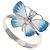 Anello Pinky con Motivo Farfalla Christian Dior D'oro
