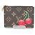 Billetera bi-fold Lisa LV x TM de Louis Vuitton Castaño Multicolor Monograma