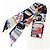 Foulard Hermès Twilly Charm La Patisserie Française Nero Bianco Blu