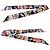 Foulard Hermès Twilly Charm La Patisserie Française Nero Bianco Blu - vista 2