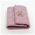 Tarjetero de piel de ternera granulada rosa Chanel - vista 4