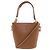 Borsa a Spalla Tambour Bucket 1BE050 di Prada Marrone