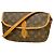 Borsa a Spalla Gibeciere PM Monogramma Louis Vuitton Marrone