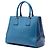 Prada Bicolor Blau Saffiano Lux Tote - Ansicht 2