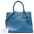 Prada Bicolor Blau Saffiano Lux Tote - Ansicht 7