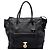 Luggage Céline Borsa da viaggio in pelle nera Celine Nero