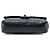 Chanel Nero Medio Classico Chevron Pelle di Agnello So Black Doppio Flap - vista 3