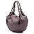 Hobo de couro marrom com alça trançada Gucci Taupe - vista 2