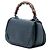 Borsa a mano media Guccissima blu New Bamboo di Gucci Blu navy - vista 2