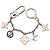 Charm de Bolsa Fleur D Epi de Plata Louis Vuitton
