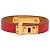 Bracciale As de Coeur in Swift Rosso Stretto Hermès