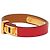 Bracciale As de Coeur in Swift Rosso Stretto Hermès - vista 2