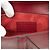 Borsa Saddle Mini in pelle di vitello grana rossa Dior Rosso Bordò - vista 5