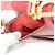 Borsa Saddle Mini in pelle di vitello grana rossa Dior Rosso Bordò - vista 6