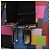 Louis Vuitton Keepall Bandoulière 50 Damier Graphite 3D Multicolore Nero - vista 10