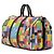 Louis Vuitton Keepall Bandoulière 50 Damier Graphite 3D Multicolore Nero - vista 2