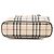 Beige Burberry Haus-Check Canvas Tote - Ansicht 3