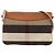 Borsa a tracolla Peyton in tela a quadri mega marrone Burberry