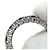 Anello in zaffiro taglio rotondo e diamanti a griffe Harry Winston Argento - vista 6