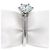 Tiffany & Co. Platin Solitaire-Diamantring Silber - Ansicht 3