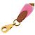 Cinghia a Spalla Sangles Flipper Ball di Hermès Marrone Rosa - vista 3
