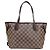 Borsa tote Louis Vuitton Neverfull PM Damier Marrone Damier ebene
