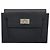 Billetera compacta Kelly de Hermès / Estuche para monedas Negro
