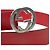 Gucci Interlocking G Logo Belt Red - view 4
