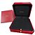 Box with Cartier box for pendant Red