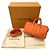 Keepall Borsa Aerogram Louis Vuitton Arancione - vista 8