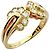 Anello in Oro Giallo 18K e Diamanti da Donna Christian Dior