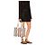 Chloé Borsa Tote Woody Media Chloe Marrone - vista 4