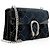 Borsa a Spalla Media Dionysus GG Velvet di Gucci Blu - vista 2