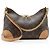 Borsa a Spalla Boulogne NM in Tela Monogram Louis Vuitton Marrone