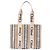 Borsa Tote Media Woody di Chloé Marrone Beige