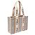 Borsa Tote Media Woody di Chloé Marrone Beige - vista 2