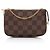 Mini Pochette Accessori Damier Ebene Louis Vuitton Marrone