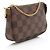 Mini Pochette Accessori Damier Ebene Louis Vuitton Marrone - vista 2