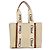 Borsa Tote Woody in shearling di Chloé Marrone Beige