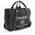 Gabrielle Chanel Denim Deauville Piccola Tote Blu - vista 2