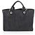 Gabrielle Chanel Denim Deauville Piccola Tote Blu - vista 3