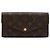 Portafoglio Lungo Sarah Monogramma Louis Vuitton Marrone