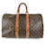 Borsa Keepall 45 Monogram Louis Vuitton Marrone Monogramma  - vista 1