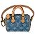 Speedy Portachiavi in denim Monogram Louis Vuitton Blu Monogramma - vista 2