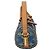 Speedy Portachiavi in denim Monogram Louis Vuitton Blu Monogramma - vista 3