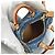Speedy Portachiavi in denim Monogram Louis Vuitton Blu Monogramma - vista 6