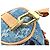 Speedy Portachiavi in denim Monogram Louis Vuitton Blu Monogramma - vista 7