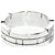 Cartier Tank Française Diamantbandring Silber - Ansicht 8
